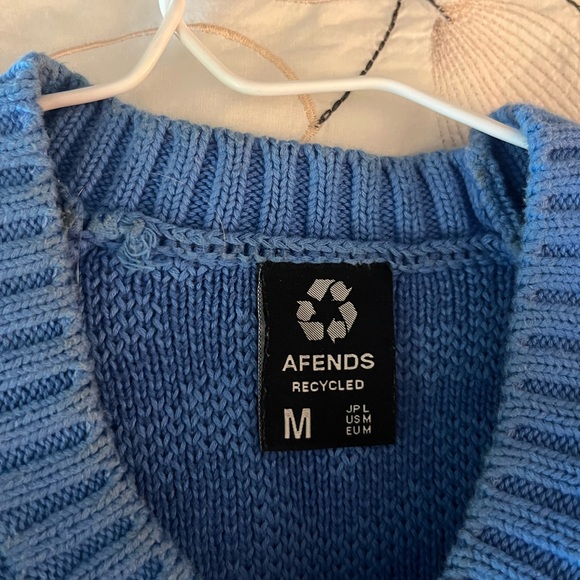 Afends Recycled Blue Knit Top - Picture 3 of 3